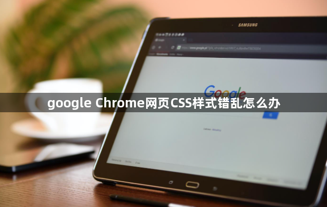 google Chrome网页CSS样式错乱怎么办1