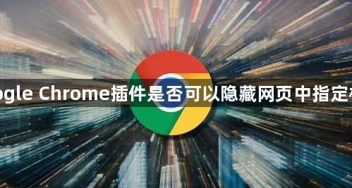 google Chrome插件是否可以隐藏网页中指定模块1