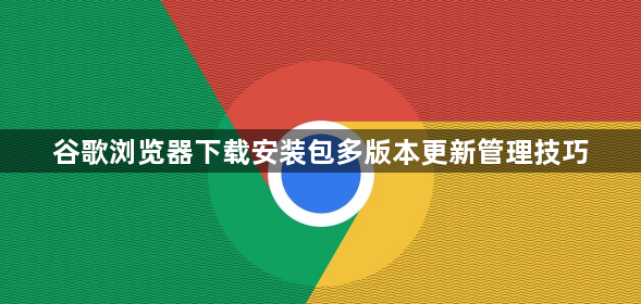 谷歌浏览器下载安装包多版本更新管理技巧1