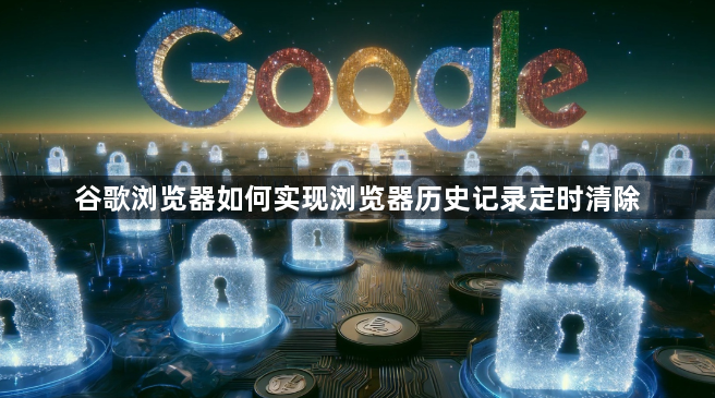 谷歌浏览器如何实现浏览器历史记录定时清除1