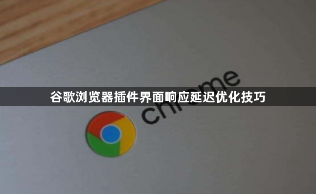 谷歌浏览器插件界面响应延迟优化技巧1