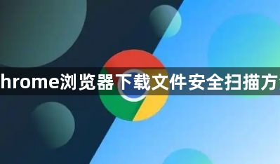 Chrome浏览器下载文件安全扫描方法1