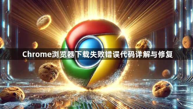 Chrome浏览器下载失败错误代码详解与修复1