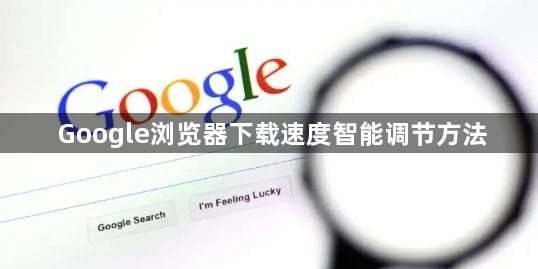 Google浏览器下载速度智能调节方法1