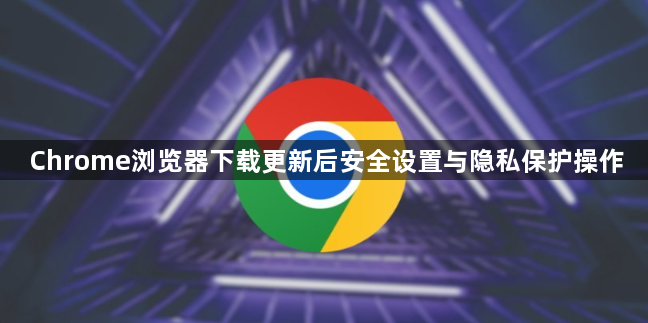 Chrome浏览器下载更新后安全设置与隐私保护操作1
