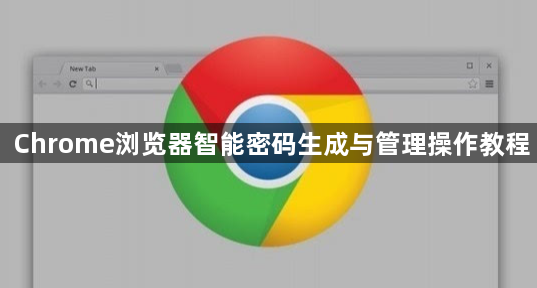 Chrome浏览器智能密码生成与管理操作教程1