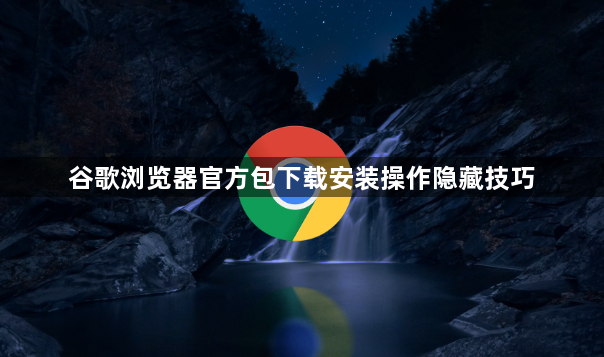 谷歌浏览器官方包下载安装操作隐藏技巧1