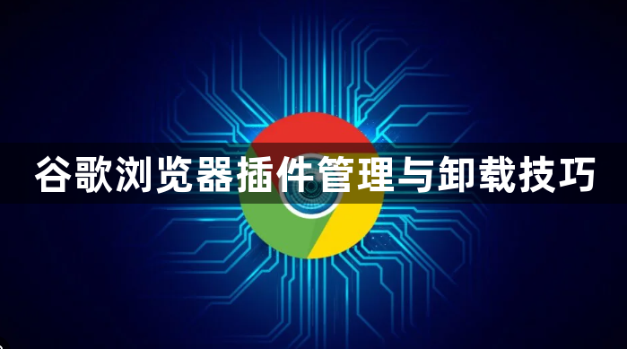 谷歌浏览器插件管理与卸载技巧1