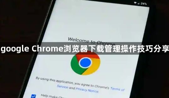 google Chrome浏览器下载管理操作技巧分享1