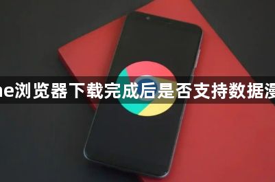 Chrome浏览器下载完成后是否支持数据漫游功能1