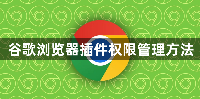 谷歌浏览器插件权限管理方法1