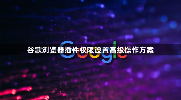 谷歌浏览器插件权限设置高级操作方案1