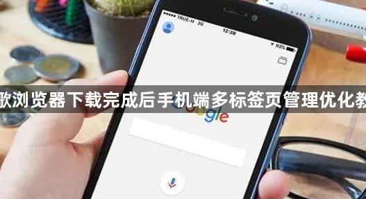 谷歌浏览器下载完成后手机端多标签页管理优化教程1