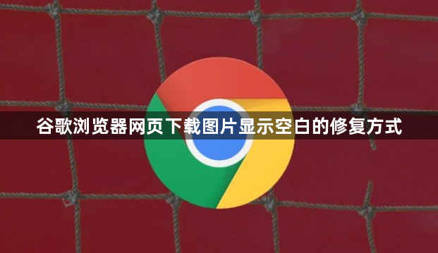 谷歌浏览器网页下载图片显示空白的修复方式1