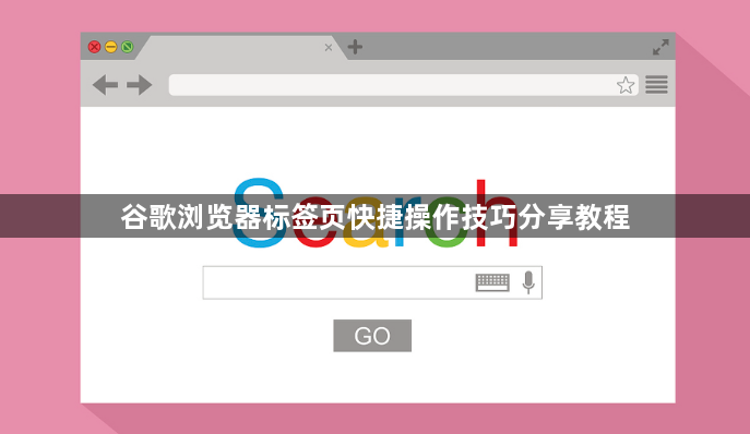谷歌浏览器标签页快捷操作技巧分享教程1