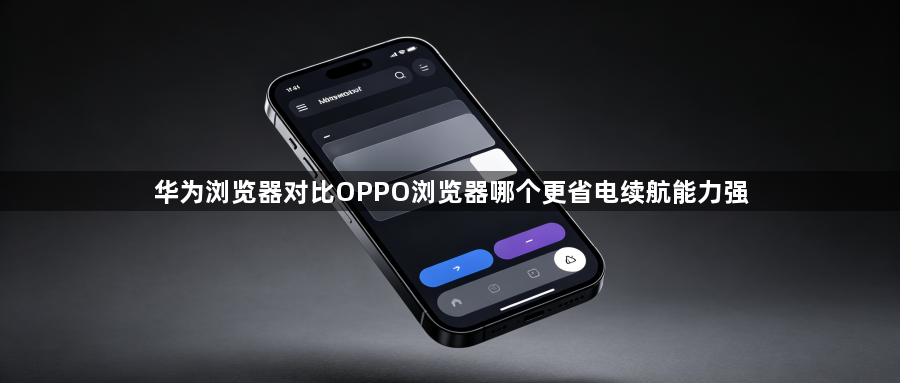 华为浏览器对比OPPO浏览器哪个更省电续航能力强1