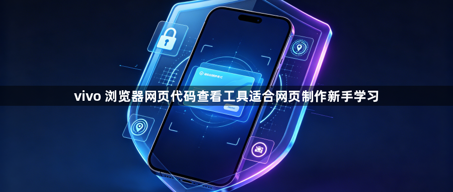 vivo 浏览器网页代码查看工具适合网页制作新手学习1