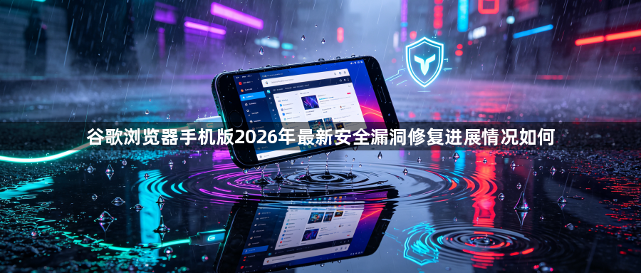 谷歌浏览器手机版2026年最新安全漏洞修复进展情况如何1