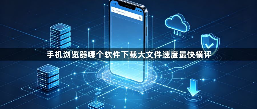 手机浏览器哪个软件下载大文件速度最快横评1