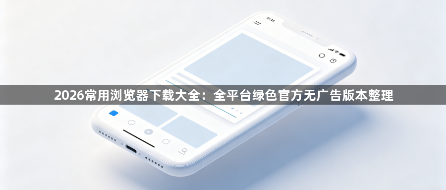 2026常用浏览器下载大全：全平台绿色官方无广告版本整理1