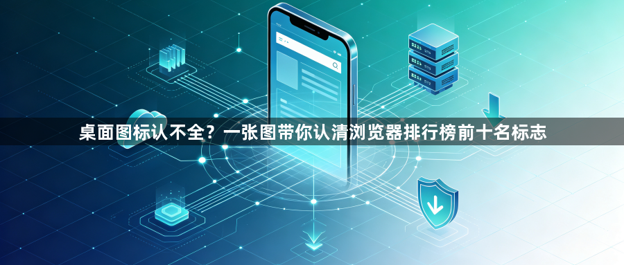 桌面图标认不全？一张图带你认清浏览器排行榜前十名标志1