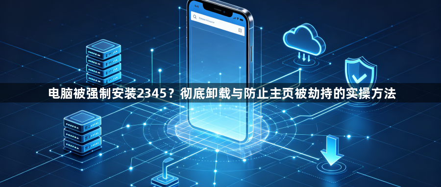 电脑被强制安装2345？彻底卸载与防止主页被劫持的实操方法1