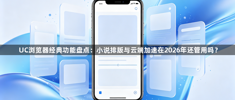 UC浏览器经典功能盘点：小说排版与云端加速在2026年还管用吗？1