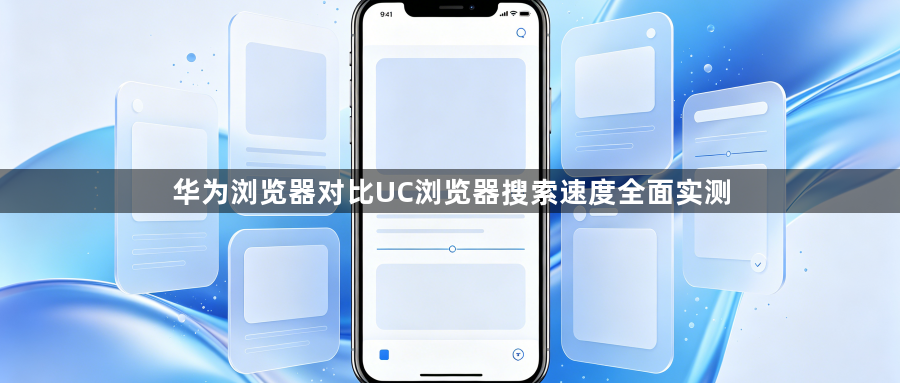 华为浏览器对比UC浏览器搜索速度全面实测1
