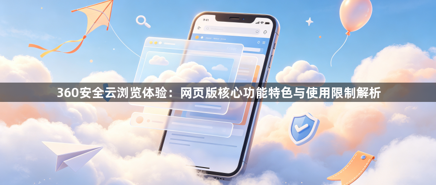 360安全云浏览体验：网页版核心功能特色与使用限制解析1