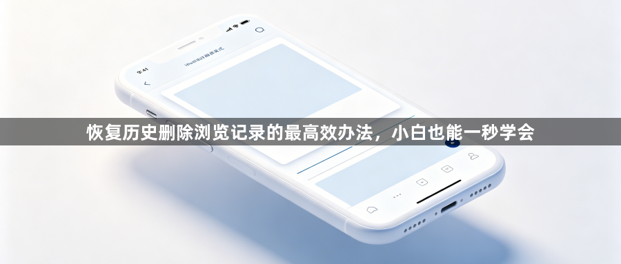 恢复历史删除浏览记录的最高效办法,小白也能一秒学会1