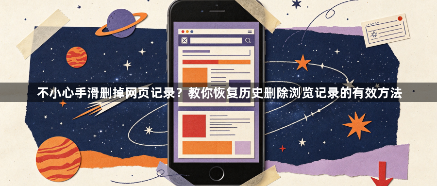 不小心手滑删掉网页记录?教你恢复历史删除浏览记录的有效方法1