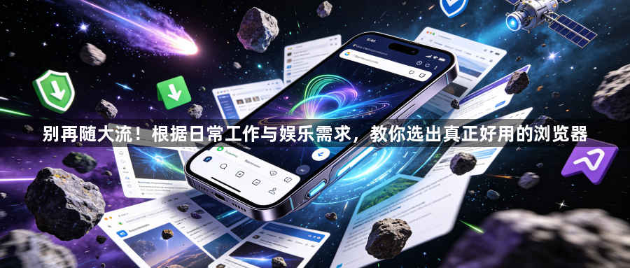 别再随大流！根据日常工作与娱乐需求，教你选出真正好用的浏览器1