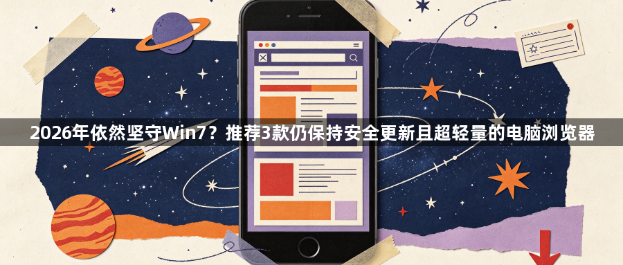 2026年依然坚守Win7？推荐3款仍保持安全更新且超轻量的电脑浏览器1