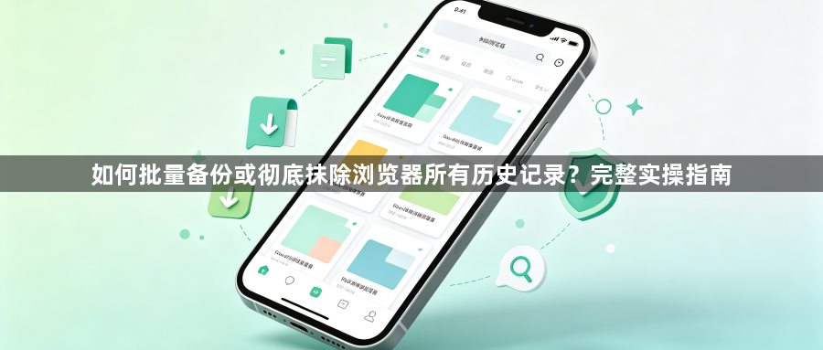 如何批量备份或彻底抹除浏览器所有历史记录?完整实操指南1