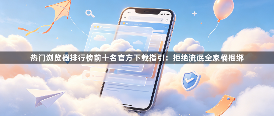 热门浏览器排行榜前十名官方下载指引:拒绝流氓全家桶捆绑1
