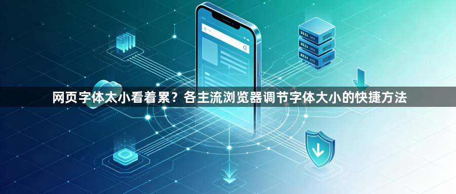 网页字体太小看着累?各主流浏览器调节字体大小的快捷方法1