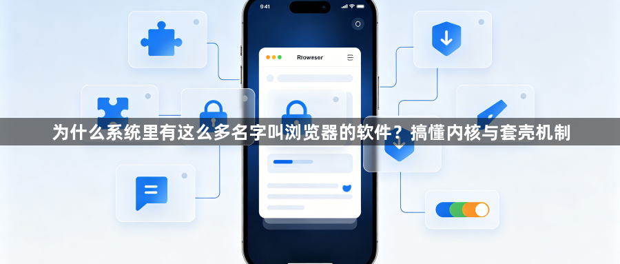 为什么系统里有这么多名字叫浏览器的软件？搞懂内核与套壳机制1