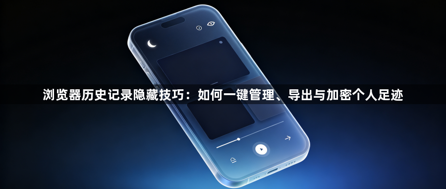 浏览器历史记录隐藏技巧：如何一键管理、导出与加密个人足迹1