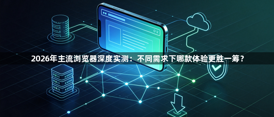 2026年主流浏览器深度实测：不同需求下哪款体验更胜一筹？1