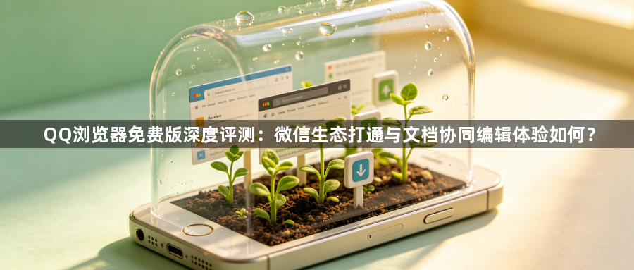 QQ浏览器免费版深度评测：微信生态打通与文档协同编辑体验如何？1